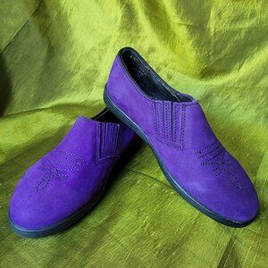 Slip on Western Style Vintage Girls Shoes Size 11